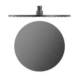 300MM GUN METAL ROUND SHOWER HEAD