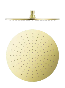 300MM BRUSHED GOLD ROUND SHOWER HEAD