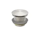 40MM BATH POP-UP PLUG WITH REMOVABLE WASTE NO OVERFLOW BRUSHED NICKEL 