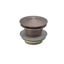 40MM BATH POP-UP PLUG WITH REMOVABLE WASTE NO OVERFLOW BRUSHED BRONZE 