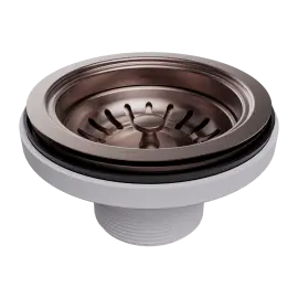 KITCHEN SINK BASKET WASTE BRUSHED BRONZE