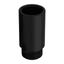 DUAL CHECK VALVE MALE X FEMALE G1/2 MATTE BLACK 