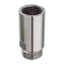 DUAL CHECK VALVE MALE X FEMALE G1/2 BRUSHED NICKEL 