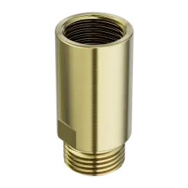 DUAL CHECK VALVE MALE X FEMALE G1/2 BRUSHED GOLD 