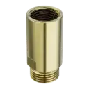 DUAL CHECK VALVE MALE X FEMALE G1/2 BRUSHED GOLD 