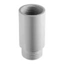 DUAL CHECK VALVE MALE X FEMALE G1/2 MATTE WHITE 