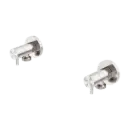 WASHING BRUSHED NICKEL MACHINE TAP SET