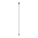 PREMIUM FLEXIBLE MIXER TAP HOSE PAIR BRUSHED GOLD 