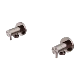 WASHING BRUSHED BRONZE  MACHINE TAP SET