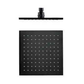 250MM MATTE BLACK SQUARE SHOWER HEAD