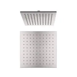 250MM BRUSHED NICKEL SQUARE SHOWER HEAD