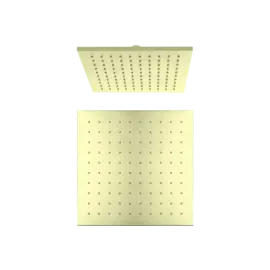 250MM BRUSHED GOLD SQUARE SHOWER HEAD