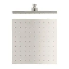 250MM BRUSHED NICKEL ABS SQUARE SHOWER HEAD