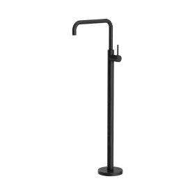 MECCA MATTE BLACK FREESTANDING BATH MIXER SQUARE SHAPE