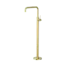 MECCA BRUSHED GOLD FREESTANDING BATH MIXER SQUARE SHAPE
