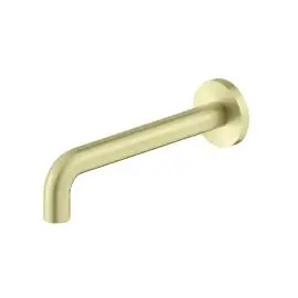 X PLUS WALL BASIN SET SPOUT ONLY 215MM BRUSHED GOLD 