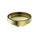 130MM ROUND TILE INSERT FLOOR WASTE 80MM OUTLET BRUSHED GOLD 