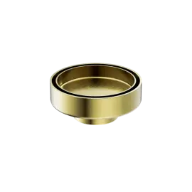 100MM ROUND TILE INSERT FLOOR WASTE 50MM OUTLET BRUSHED GOLD 
