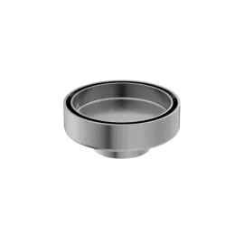 100MM ROUND TILE INSERT FLOOR WASTE 50MM OUTLET GUN METAL 
