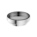 130MM ROUND TILE INSERT FLOOR WASTE 100MM OUTLET CHROME 