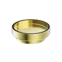 130MM ROUND TILE INSERT FLOOR WASTE 100MM OUTLET BRUSHED GOLD 