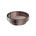 130MM ROUND TILE INSERT FLOOR WASTE 100MM OUTLET BRUSHED BRONZE 