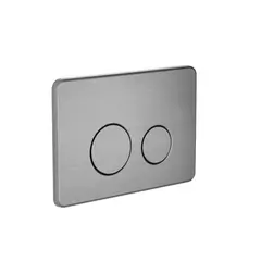 Nero In-Wall R&T Flush Button - Gun Metal