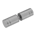 SHOWER GUN METAL KNOB ROUND