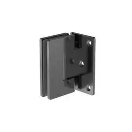 90 DEGREE GLASS TO WALL SHOWER HINGE 10MM GLASS GUN METAL 