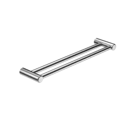 MECCA CHROME CARE 25MM DOUBLE TOWEL GRAB RAIL 600MM