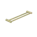 MECCA BRUSHED GOLD CARE 25MM DOUBLE TOWEL GRAB RAIL 600MM