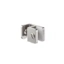 OVER-PANEL GLASS TO GLASS FITTING 10MM GLASS BRUSHED NICKEL 