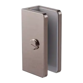 SHOWER U BRACKET 10MM GLASS BRUSHED BRONZE 