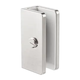 SHOWER U BRACKET 10MM GLASS BRUSHED NICKEL 