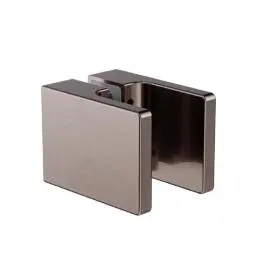 SQUARE SHOWER KNOB HANDLE BRUSHED BRONZE 