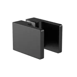 SQUARE SHOWER KNOB HANDLE MATTE BLACK 