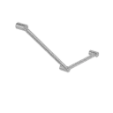 MECCA CARE 32MM AMBULANT TOILET GRAB RAIL 45 DEGREE 750x450MM GUN METAL 