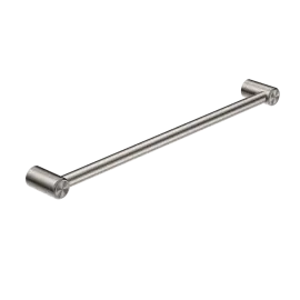 MECCA CARE BRUSHED NICKEL 25MM GRAB RAIL 1200MM