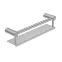 MECCA CARE GUN METAL 25MM GRAB RAIL WITH SHELF 300MM