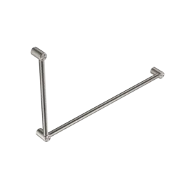 MECCA CARE 32MM DDA GRAB RAIL SET 90 DEGREE 600X1000MM BRUSHED NICKEL 