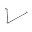 MECCA CARE 32MM DDA GRAB RAIL SET 90 DEGREE 600X1000MM BRUSHED NICKEL 