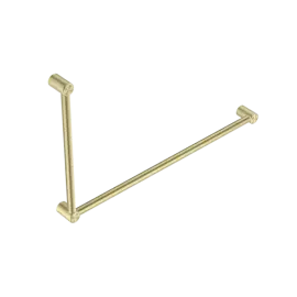 MECCA CARE 32MM DDA GRAB RAIL SET 90 DEGREE 600X1000MM BRUSHED GOLD 