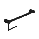 MECCA CARE MATTE BLACK 25MM TOILET ROLL RAIL 300MM