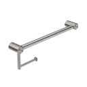 MECCA CARE BRUSHED NICKEL 25MM TOILET ROLL RAIL 300MM