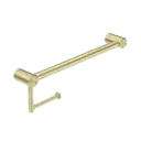 MECCA CARE BRUSHED GOLD 25MM TOILET ROLL RAIL 300MM