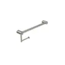 MECCA CARE BRUSHED NICKEL 25MM TOILET ROLL RAIL 450MM