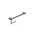 MECCA CARE GUN METAL 25MM TOILET ROLL RAIL 450MM