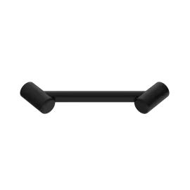MECCA CARE 25MM FOOTREST CORNER GRAB RAIL 215MM MATTE BLACK 