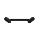 MECCA CARE 25MM FOOTREST CORNER GRAB RAIL 215MM MATTE BLACK 