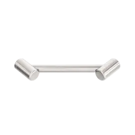 MECCA CARE 25MM FOOTREST CORNER GRAB RAIL 215MM BRUSHED NICKEL 